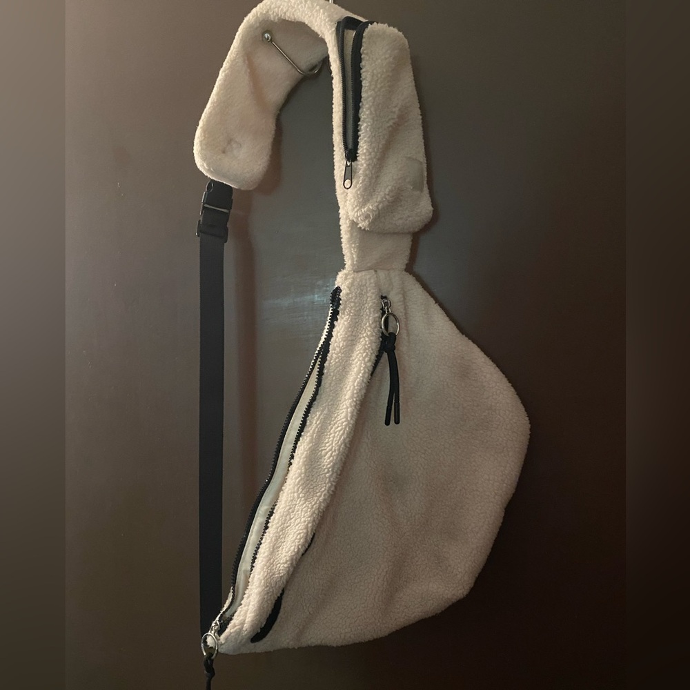 White Free People Movement Sling Bag